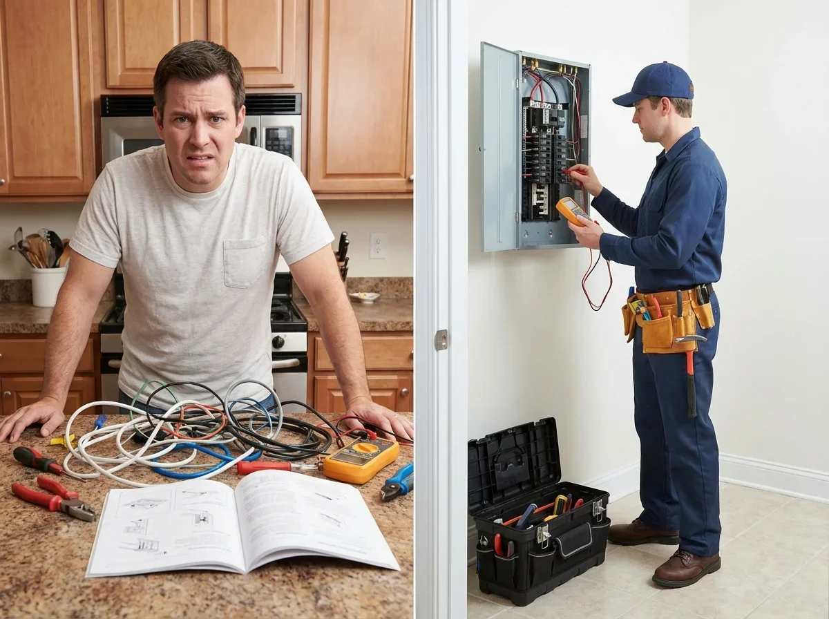 The Real Cost Comparison — diy electrical vs hiring electrician
