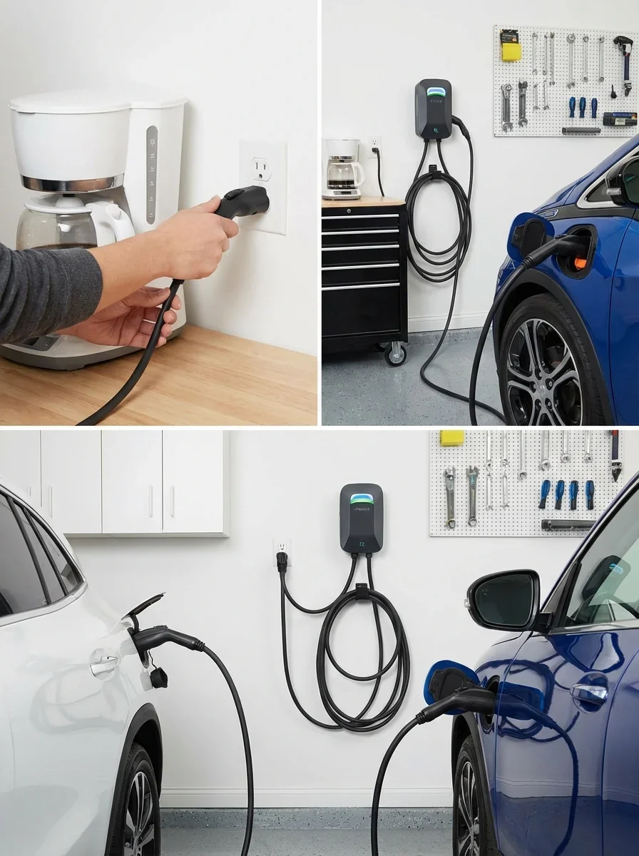 What Level 1 and Level 2 Actually Mean — level 1 vs level 2 ev charger