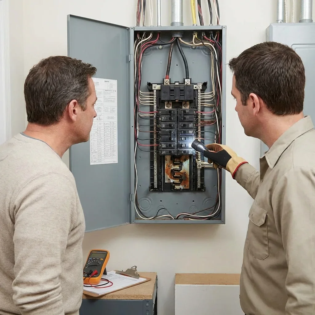 Questions to Ask Your Electrician — panel repair vs replacement