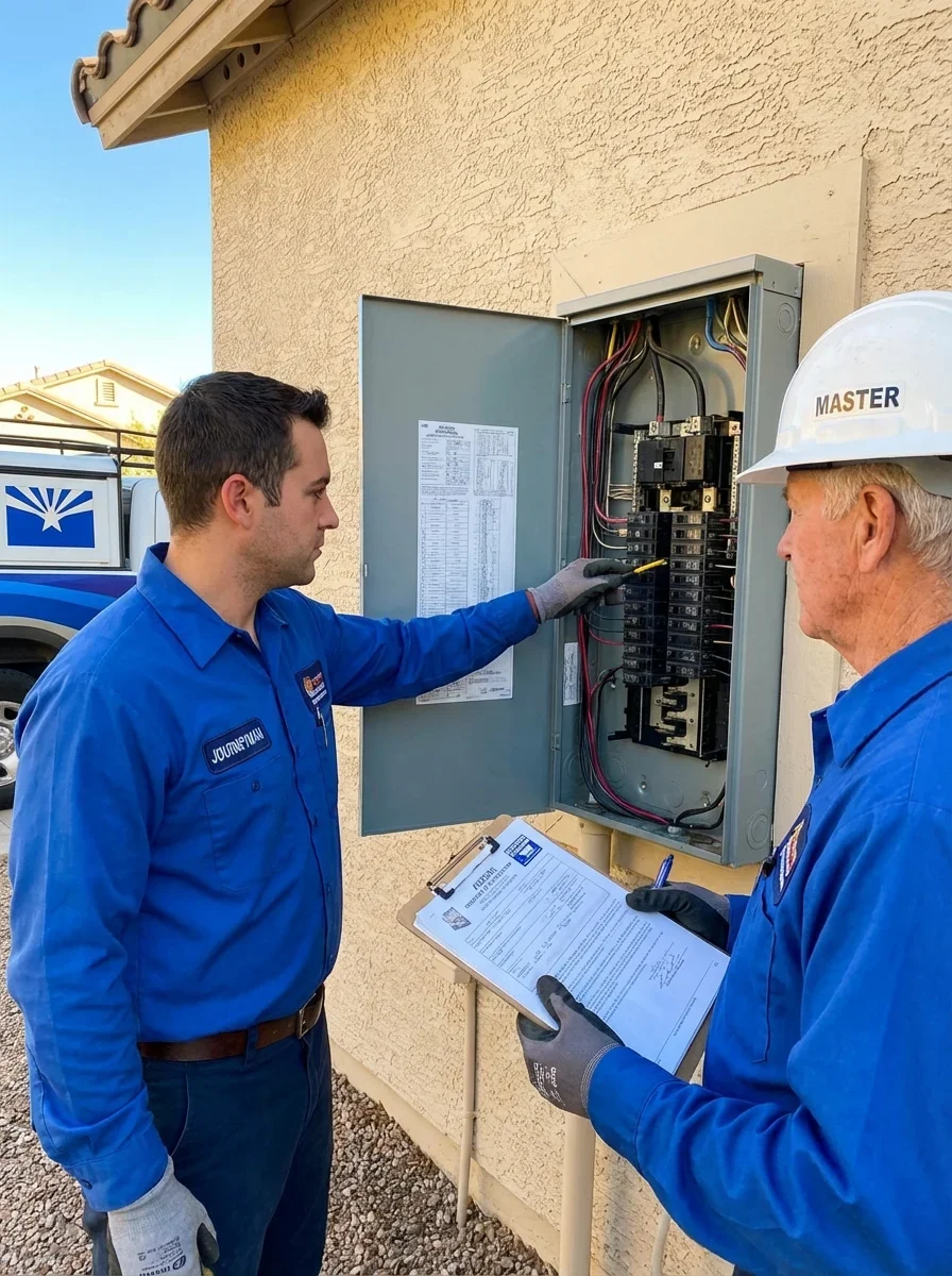 What Arizona Law Says About Electrical Licensing — journeyman vs master electrician arizona