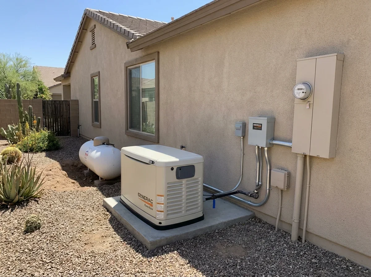 Whole home generator provides worry-free power, professionally installed for years of reliable backup