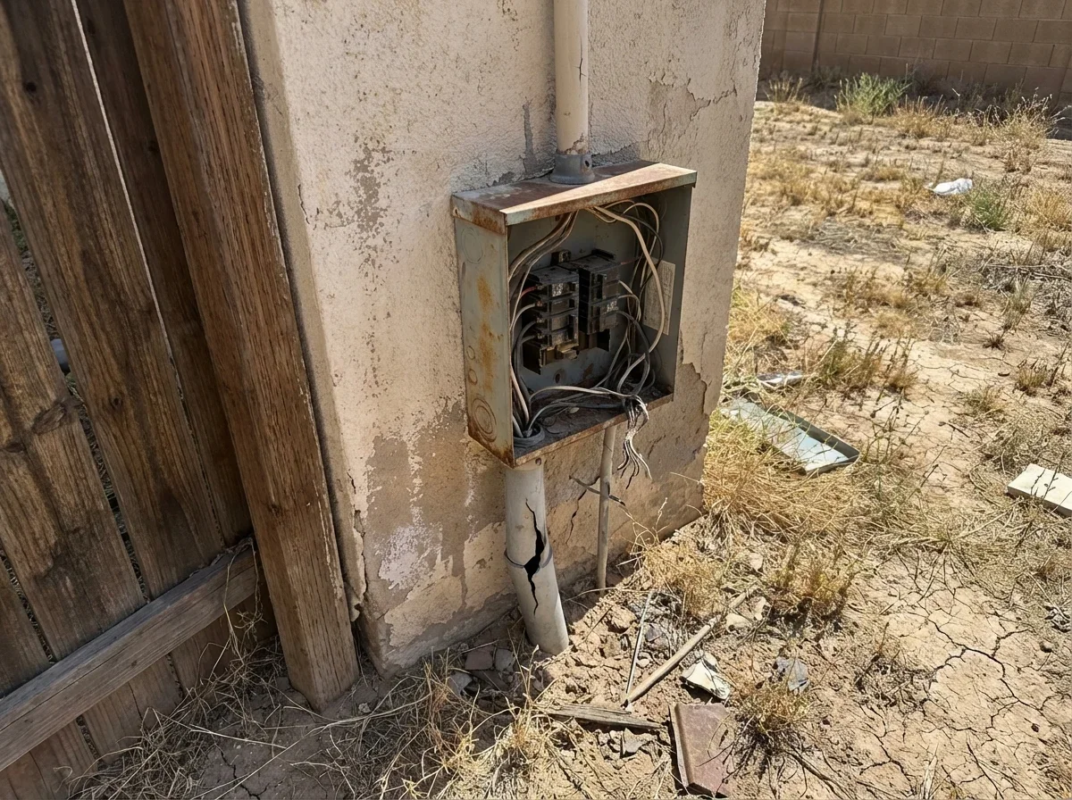 Neglected electrical panels pose safety risks; new sub panel installation available